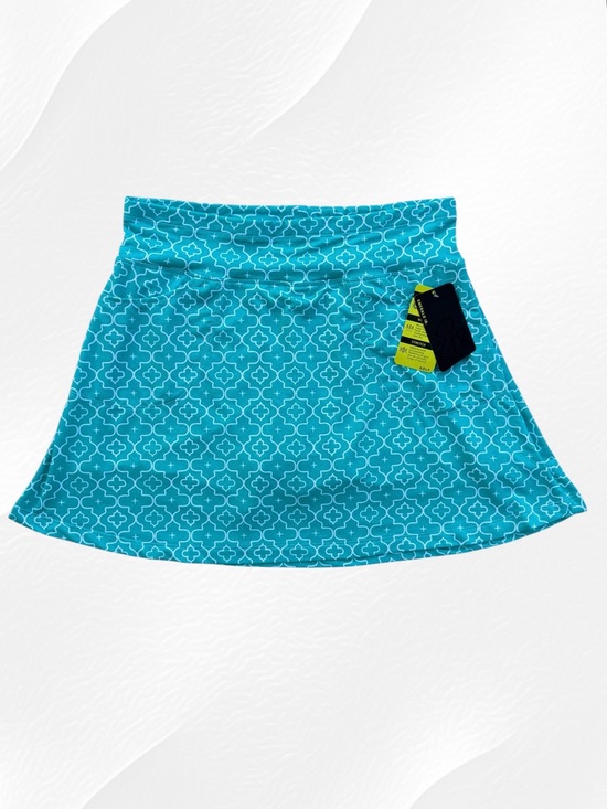 Emerald 18 Dresses & Skirts - Emerald 18 Turquoise Clover Pattern Activewear Golf Skort ~ Women’s Large